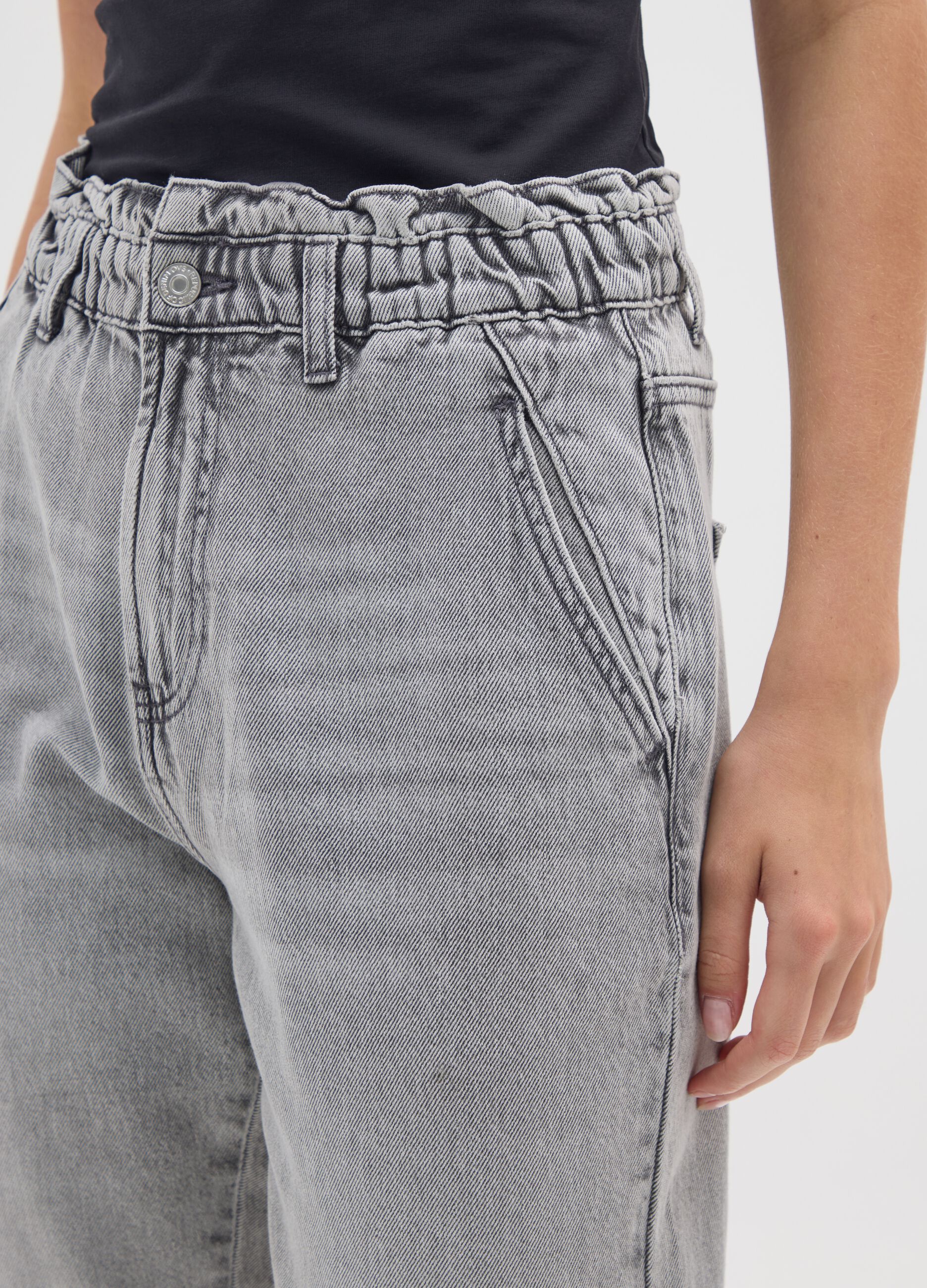 Grey Slouchy Jeans