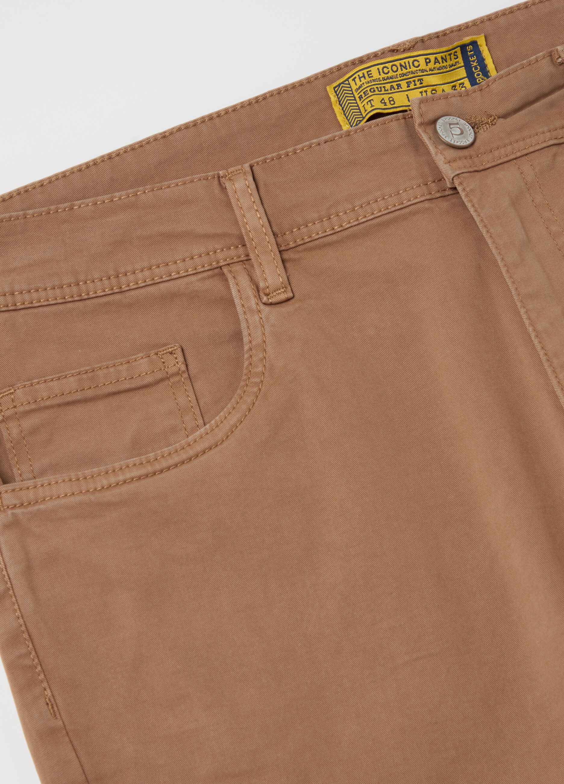Regular-fit trousers with five pockets