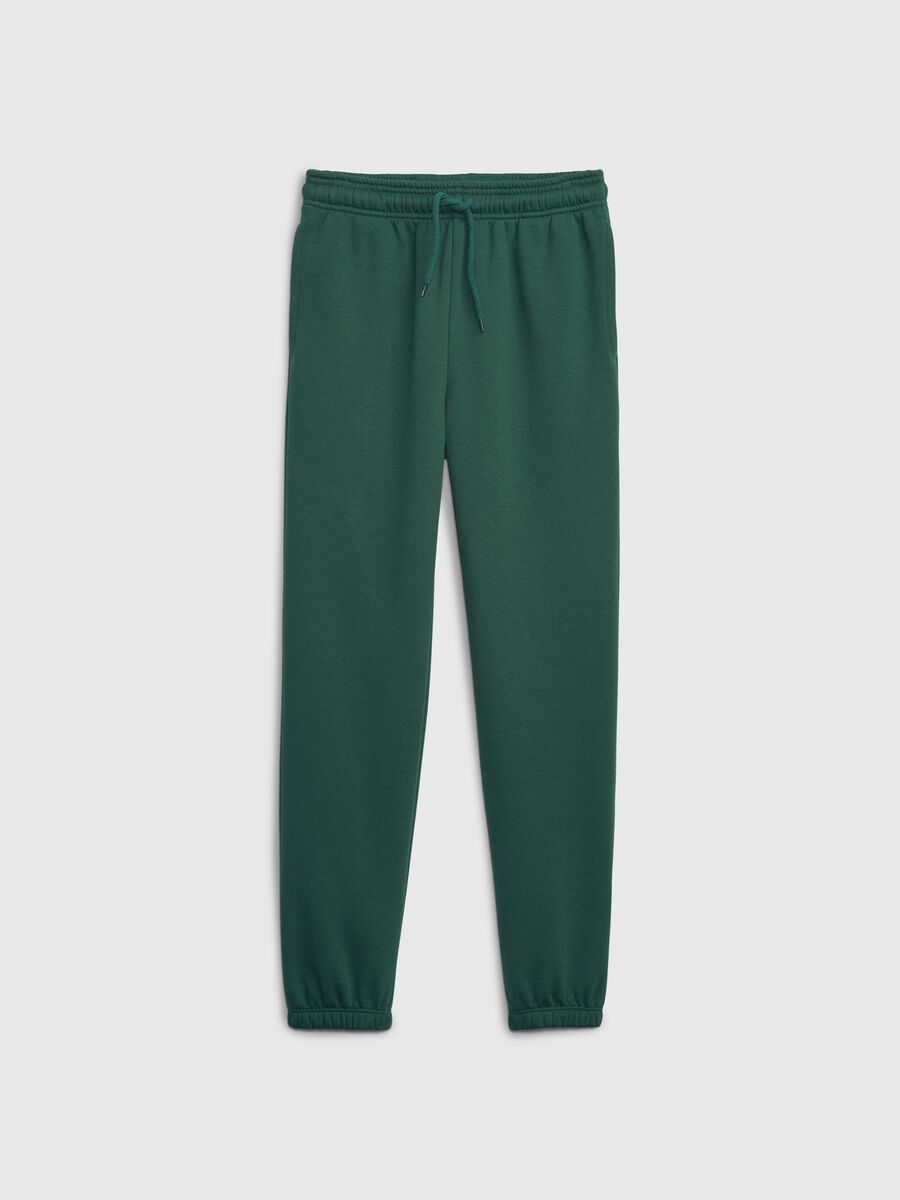 Joggers in felpa con coulisse_0
