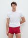 Red Christmas boxers in pure cotton regular fit with print_0