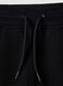 Girls&rsquo; black pure cotton shorts, regular fit_2