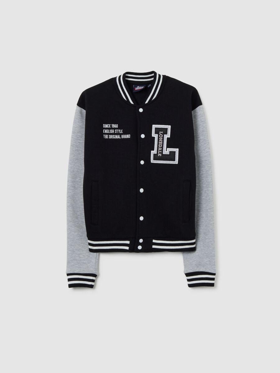 Children's multi-colour cotton blend bomber jacket, regular fit_0