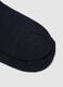 Blue cotton blend regular fit sports socks tripack_1