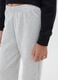 Girls' regular fit grey cotton jogger trousers_2