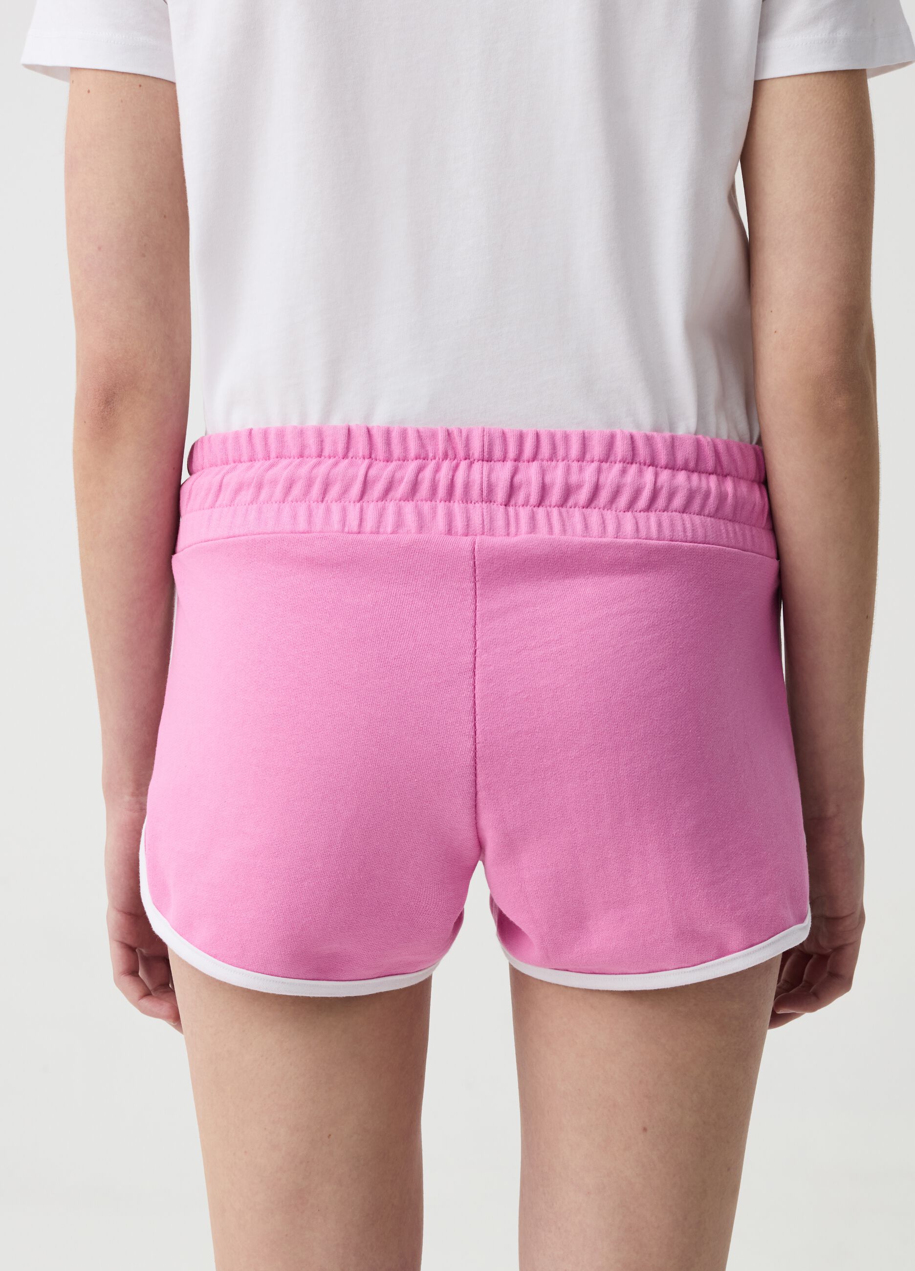 Shorts con coulisse stampa logo