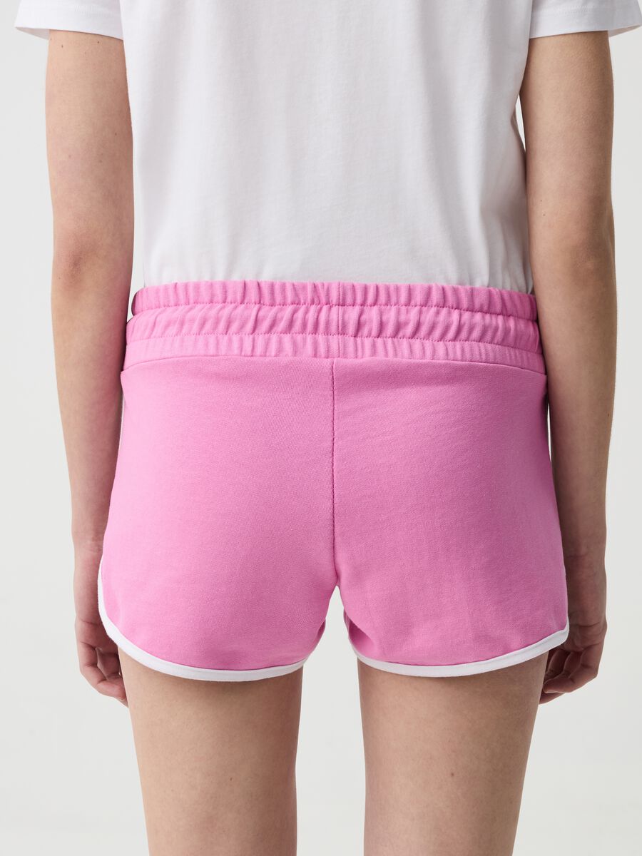 Shorts con coulisse stampa logo_2