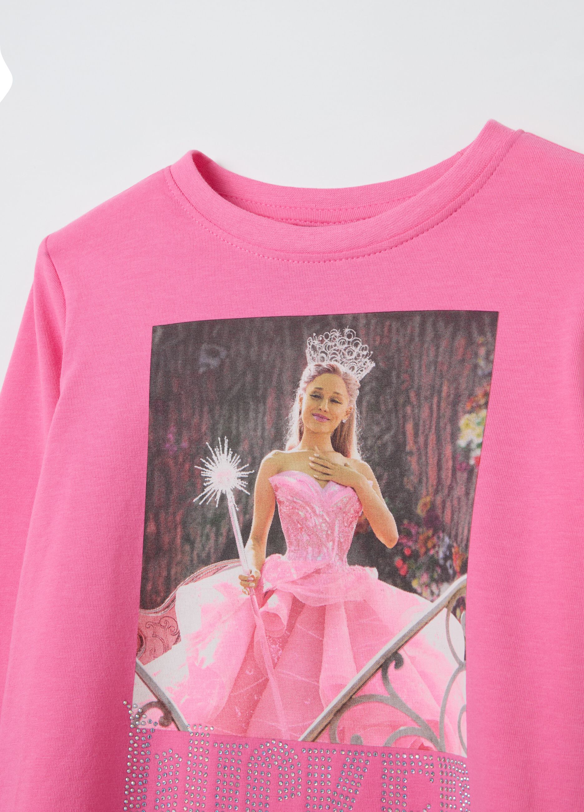 Long-sleeved T-shirt with Wicked print