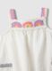 White pure cotton girl's dress regular fit with embroidery_2