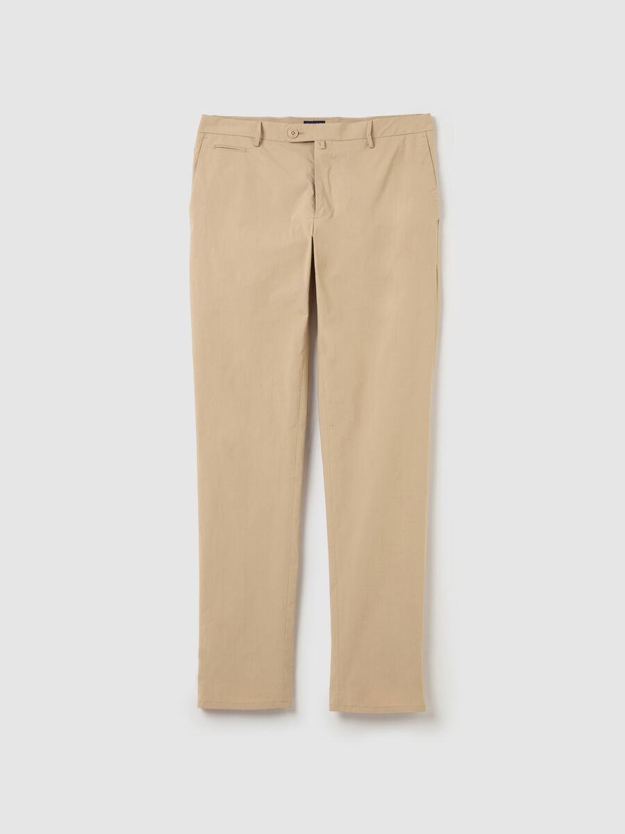 Contemporary slim-fit trousers in stretch cotton_4