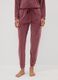 Pink star-print stretch pyjama trousers_1