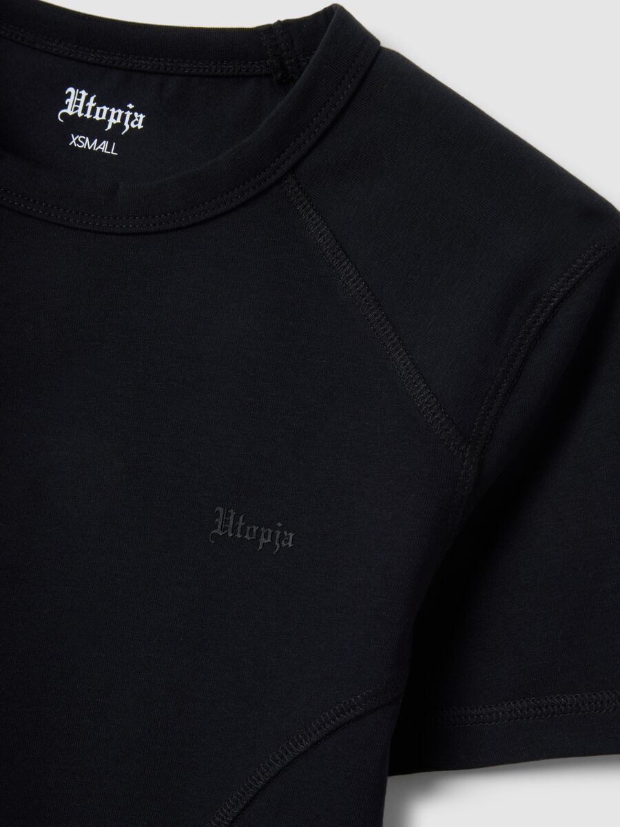 Fitted Black Logo T-shirt_1