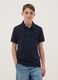 Boys&rsquo; blue organic pure cotton polo shirt, regular fit_0