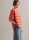 Pink striped pure cotton T-shirt_0