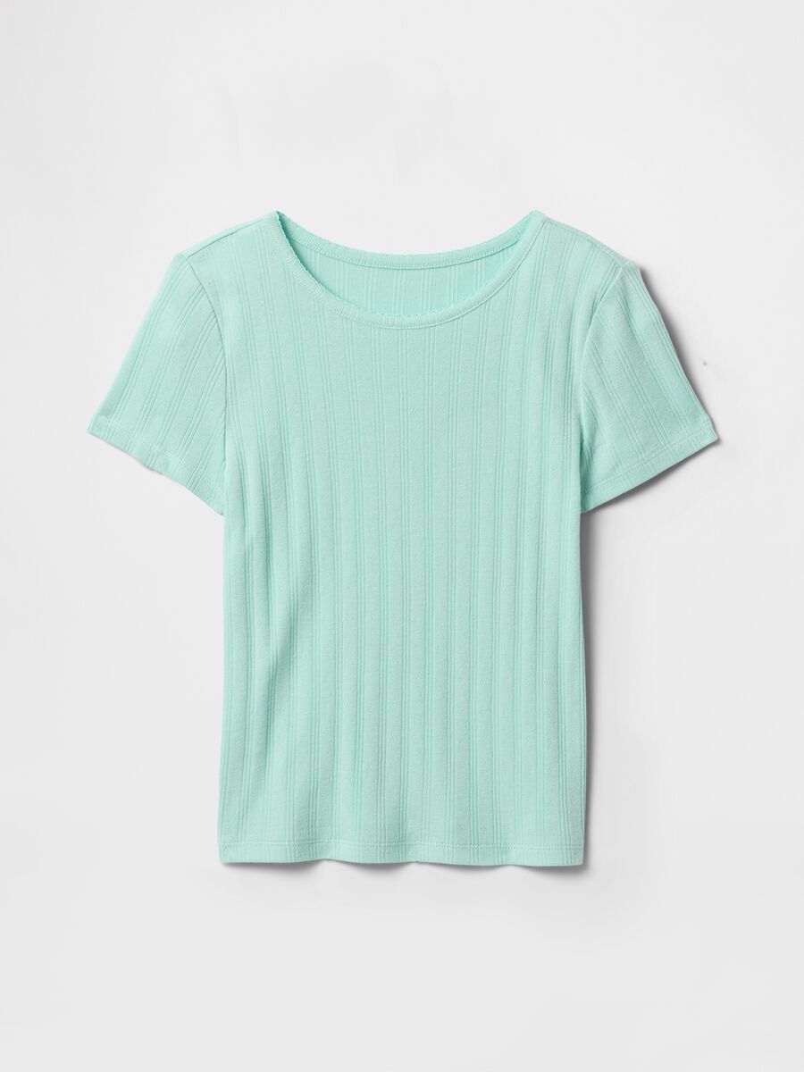 Light Green Ribbed T-shirt_2