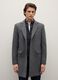 Grey Regular Fit Coat with Buttons_1
