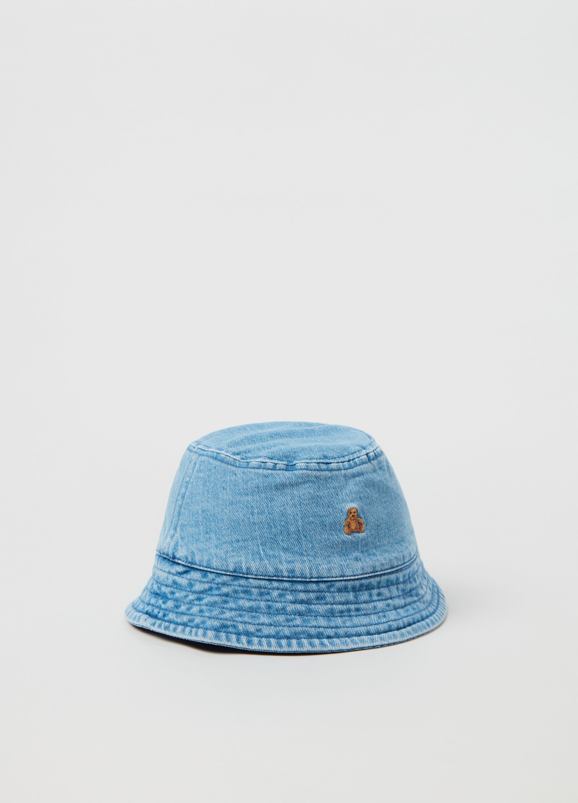 Denim bucket hat