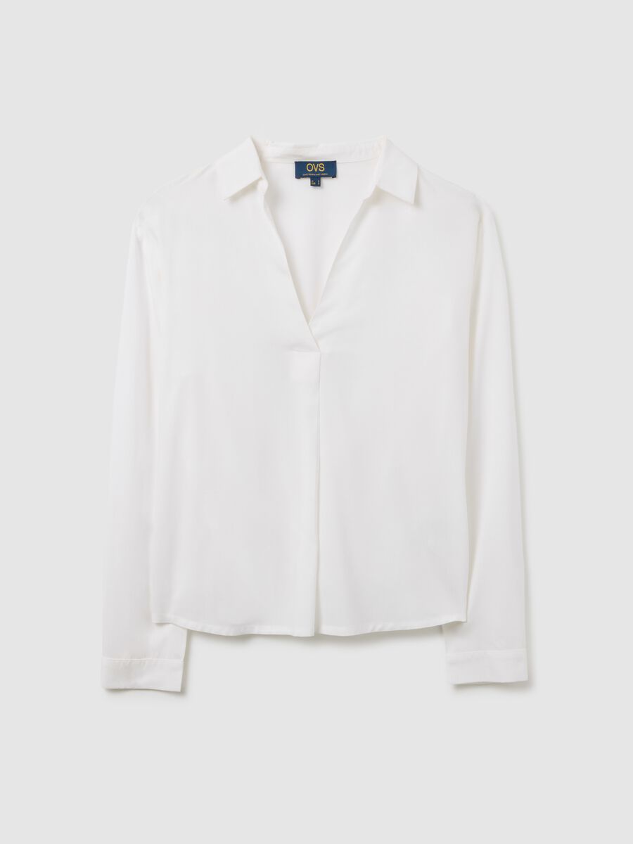 White long-sleeve regular fit shirt_4