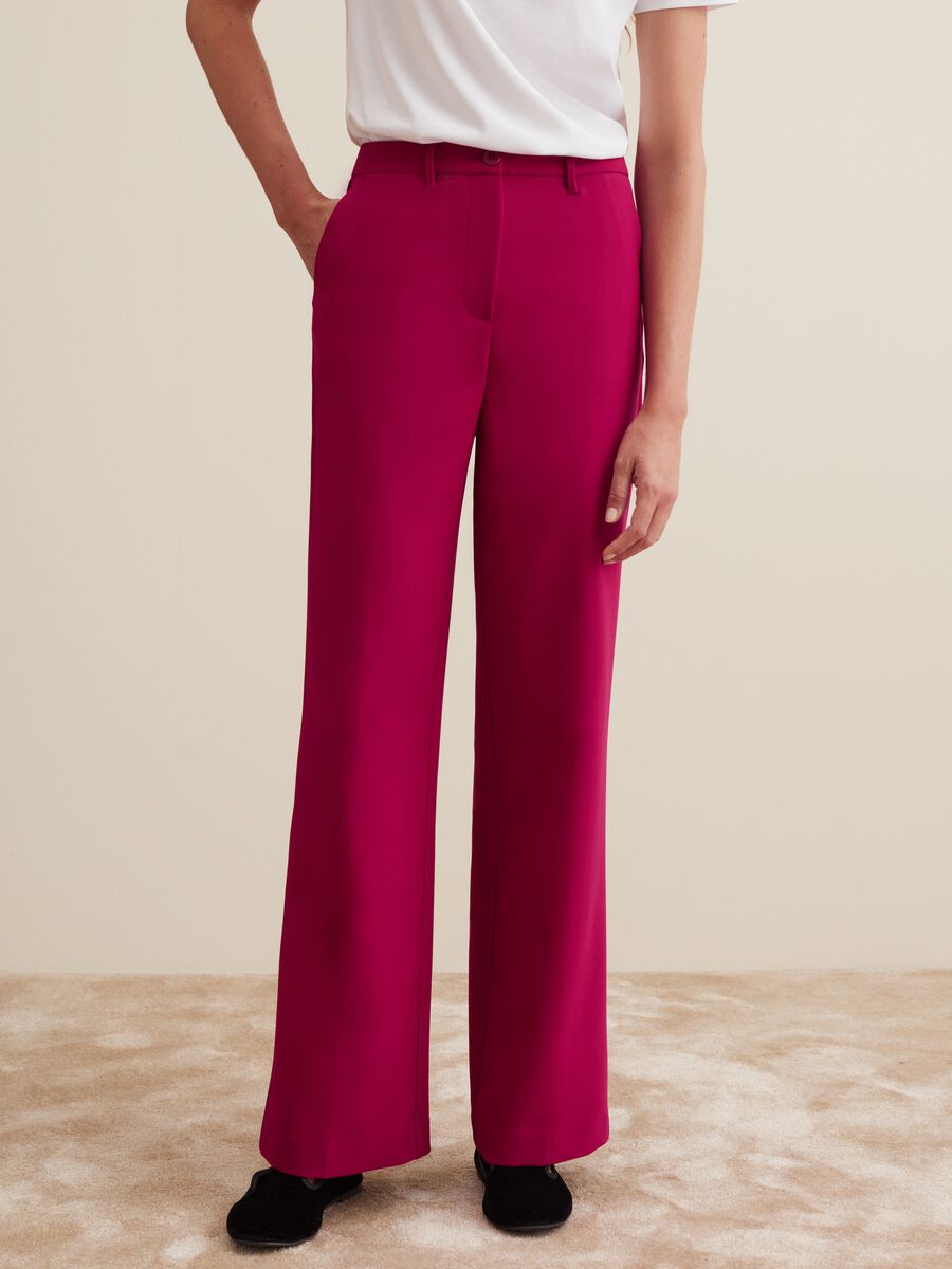Pantalone wide leg stretch_1