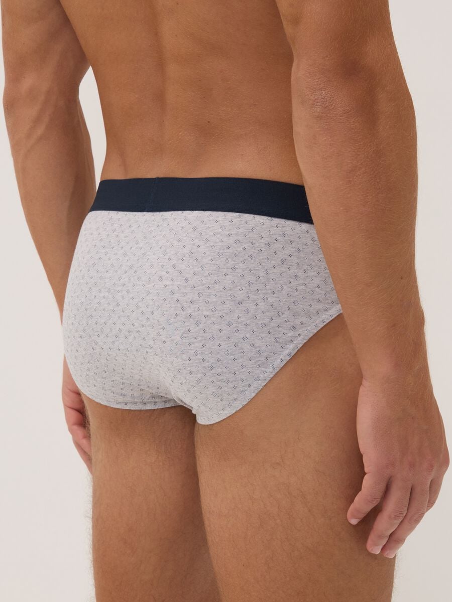 Multipack di cinque slip multicolor in cotone organico elasticizzato_3
