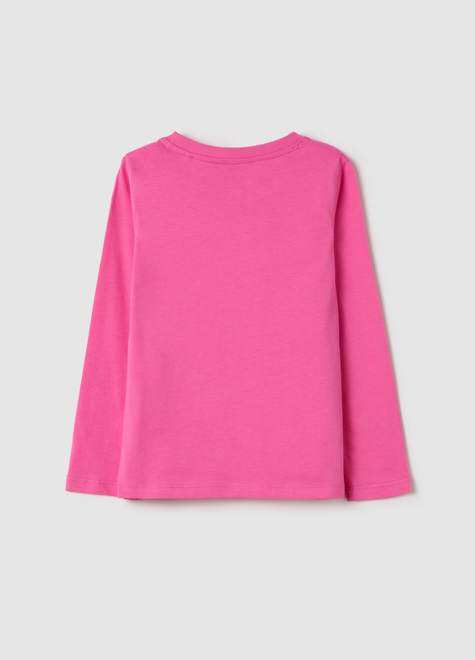 Long-sleeved T-shirt in organic cotton