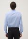 Light blue slim-fit cotton-blend shirt with French collar_2