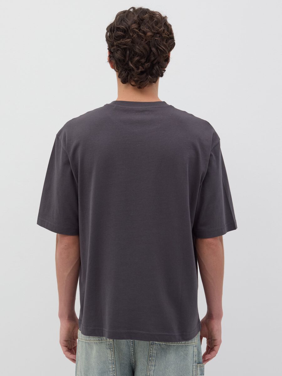 Cotton round neck T-shirt with print_3