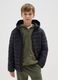 Boys' jacket in black regular fit mix_0