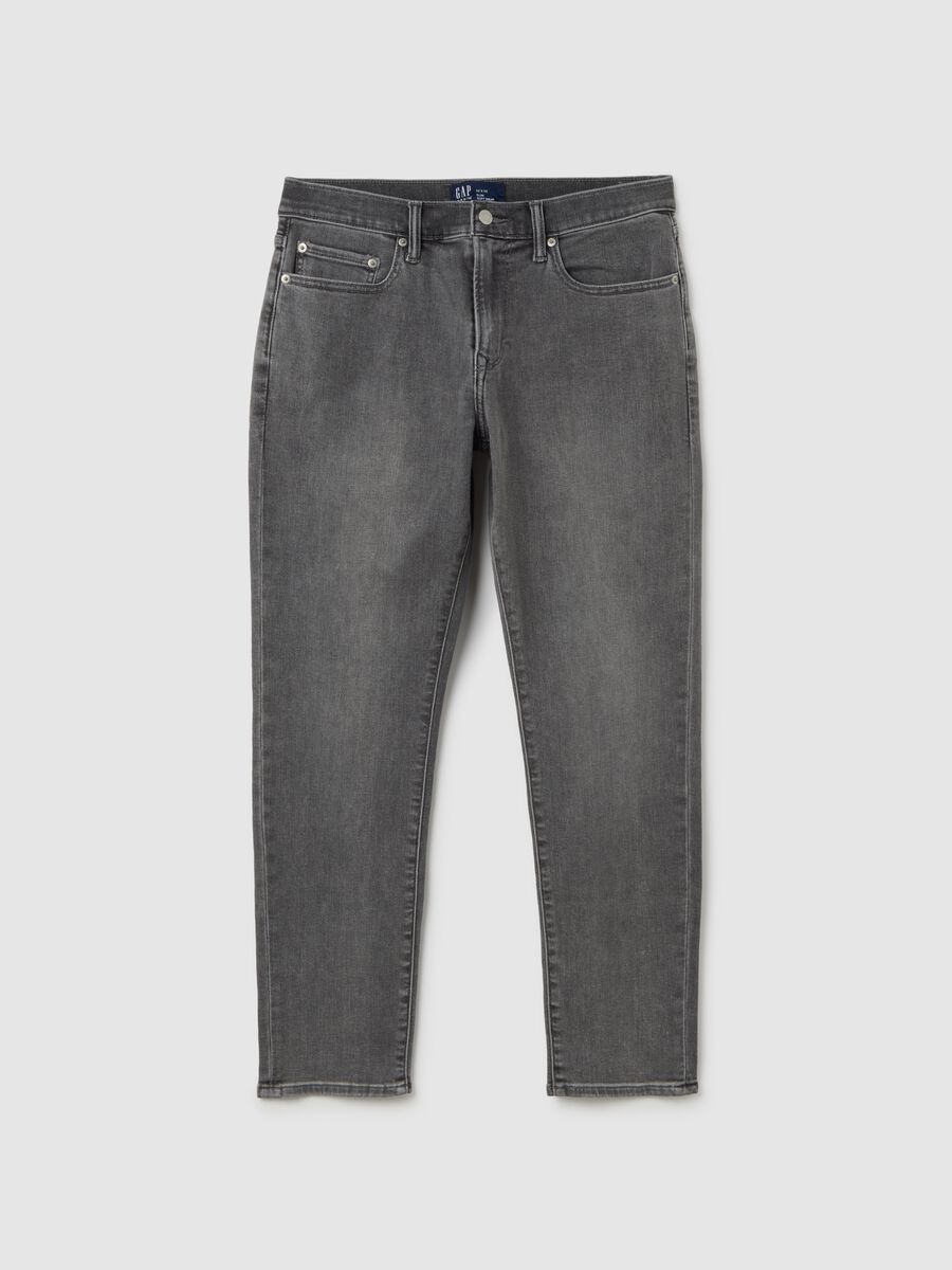 Stretch Grey Denim Trousers_0