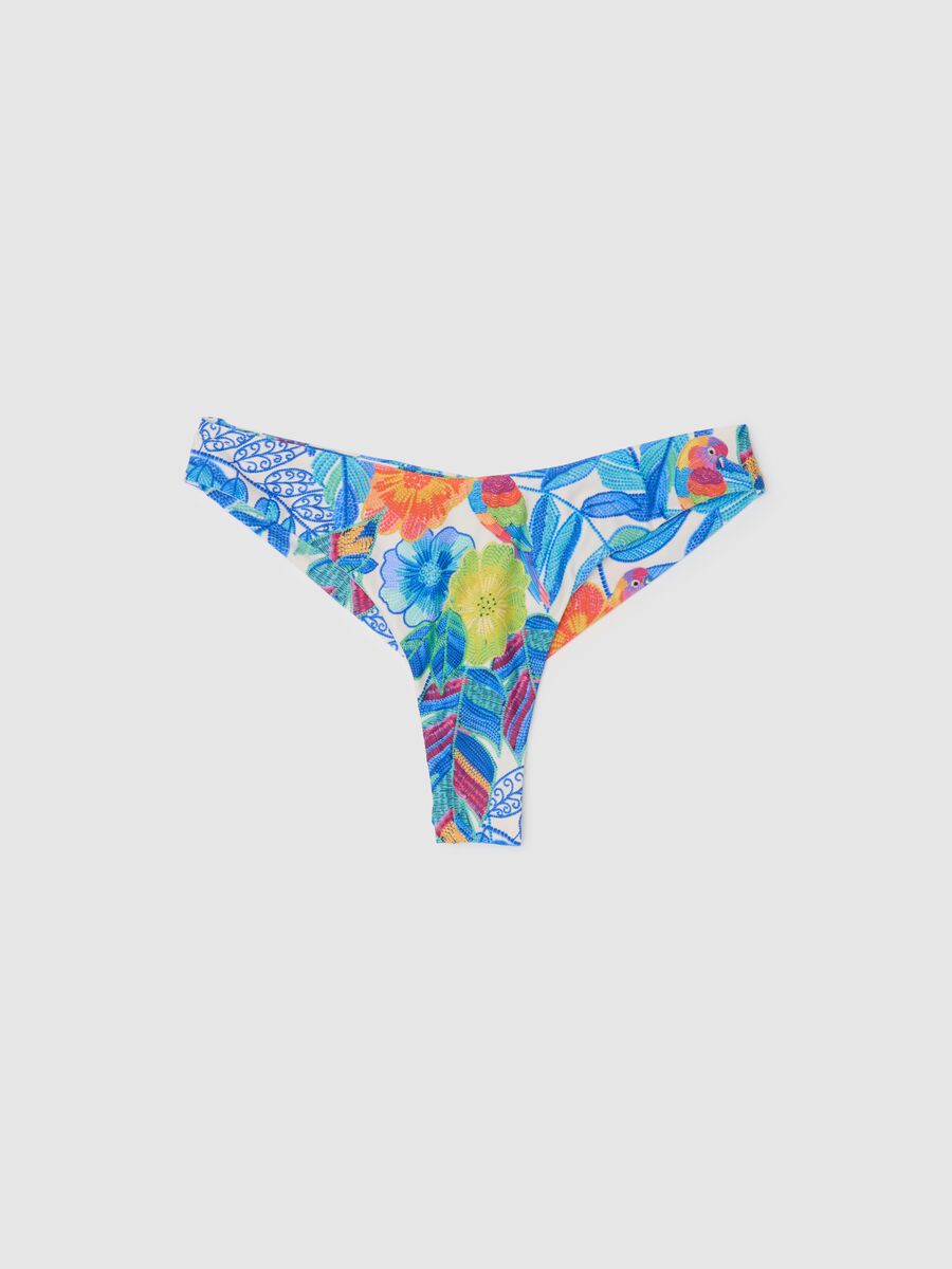 Women's multicolour stretch blend bikini_4