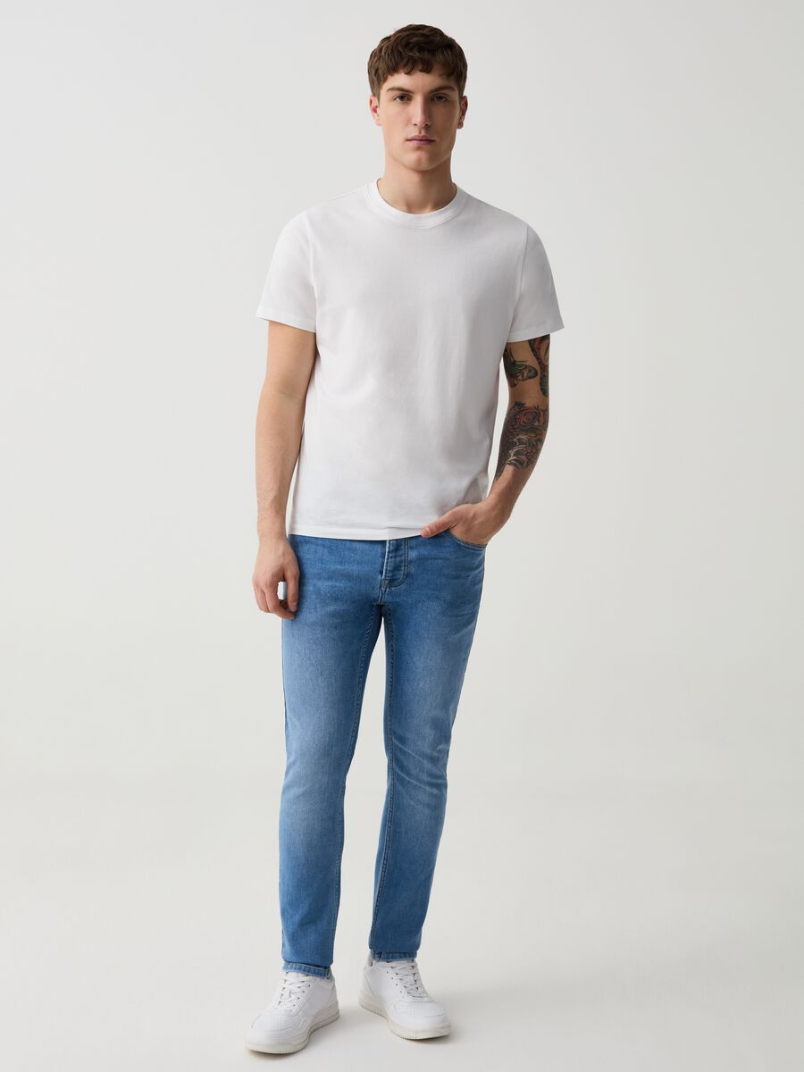 Jeans skinny fit in tessuto Coolmax®_0