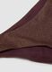 Brown stretch swim briefs with glitter-textured finish_5