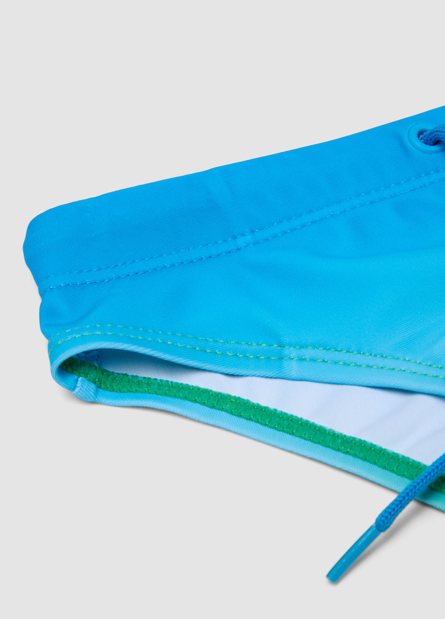 Blue stretch swim briefs