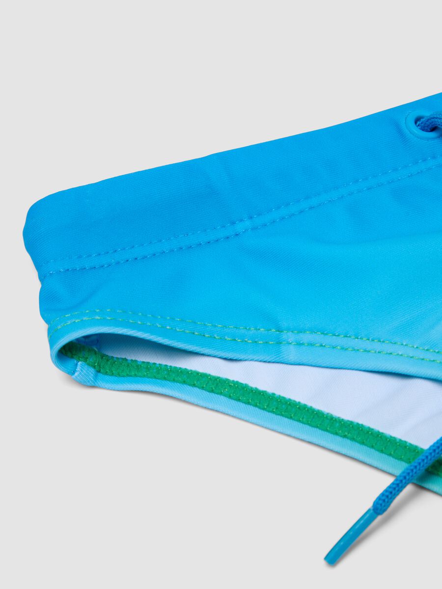 Blue stretch swim briefs_3