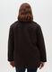 Brown curvy regular fit coat with buttons_3