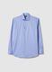 Light Blue Pure Cotton Regular Fit Shirt_0