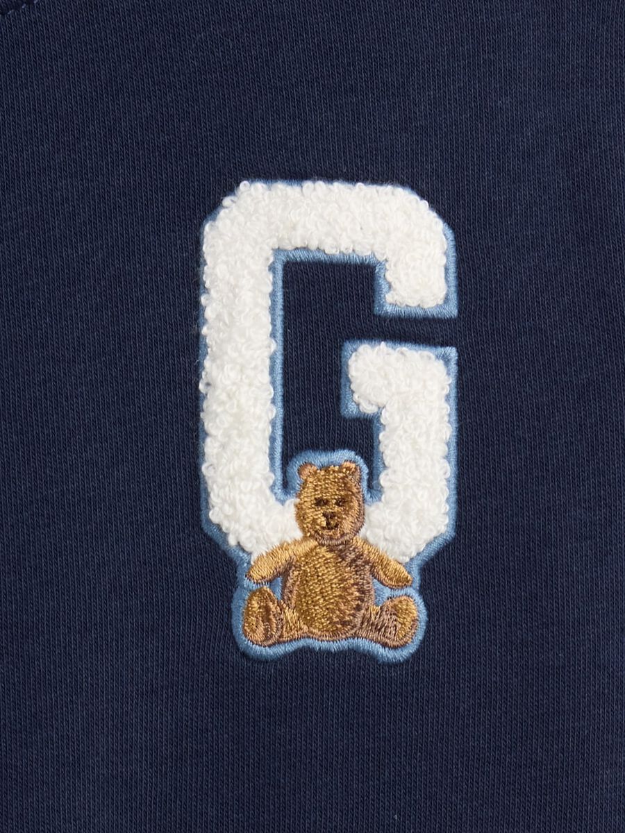Blue set for newborn in cotton blend_2