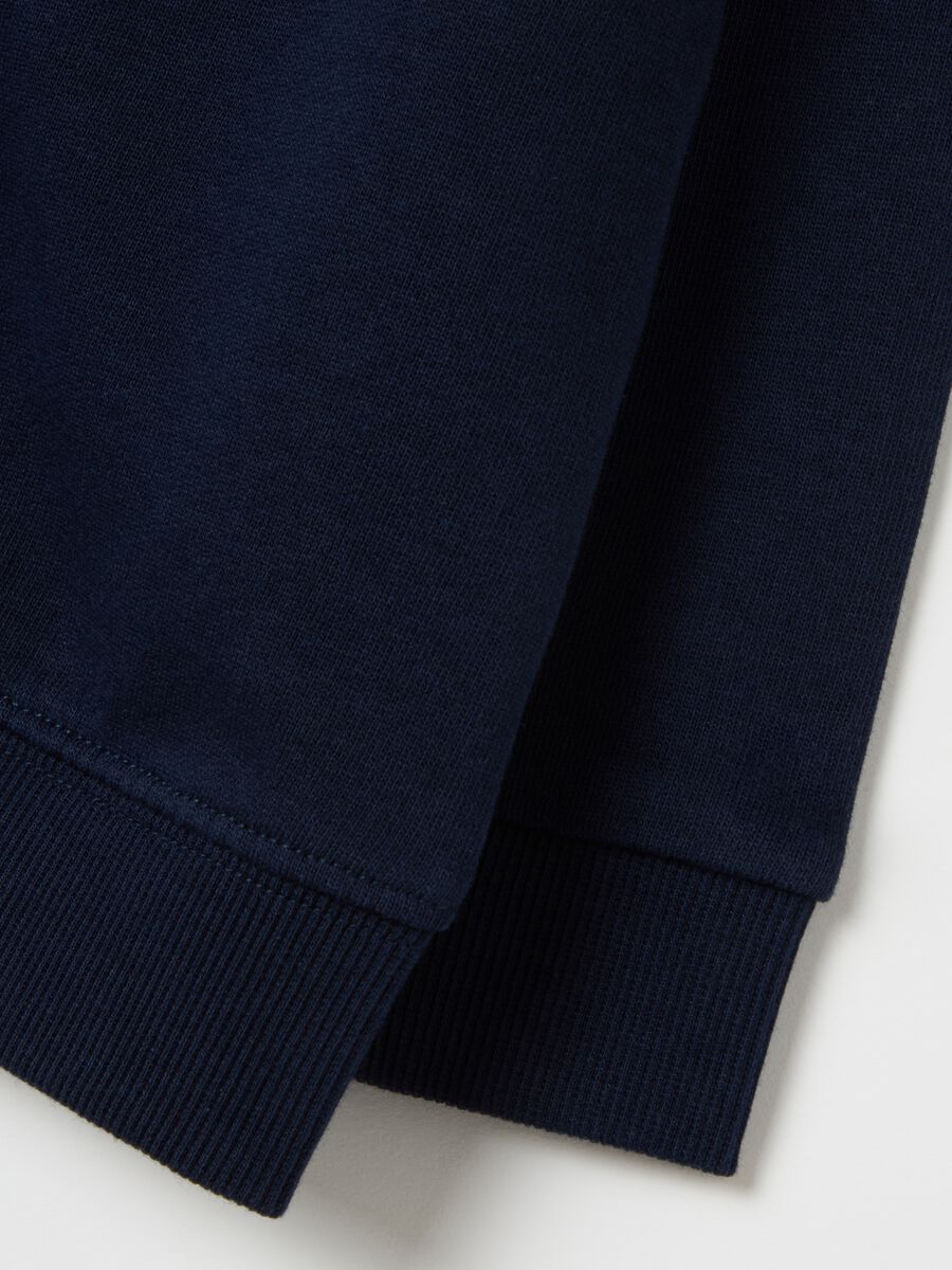 Full-zip sweatshirt in French terry with hood_3