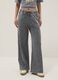 Grey wide leg pure cotton jogger trousers_2