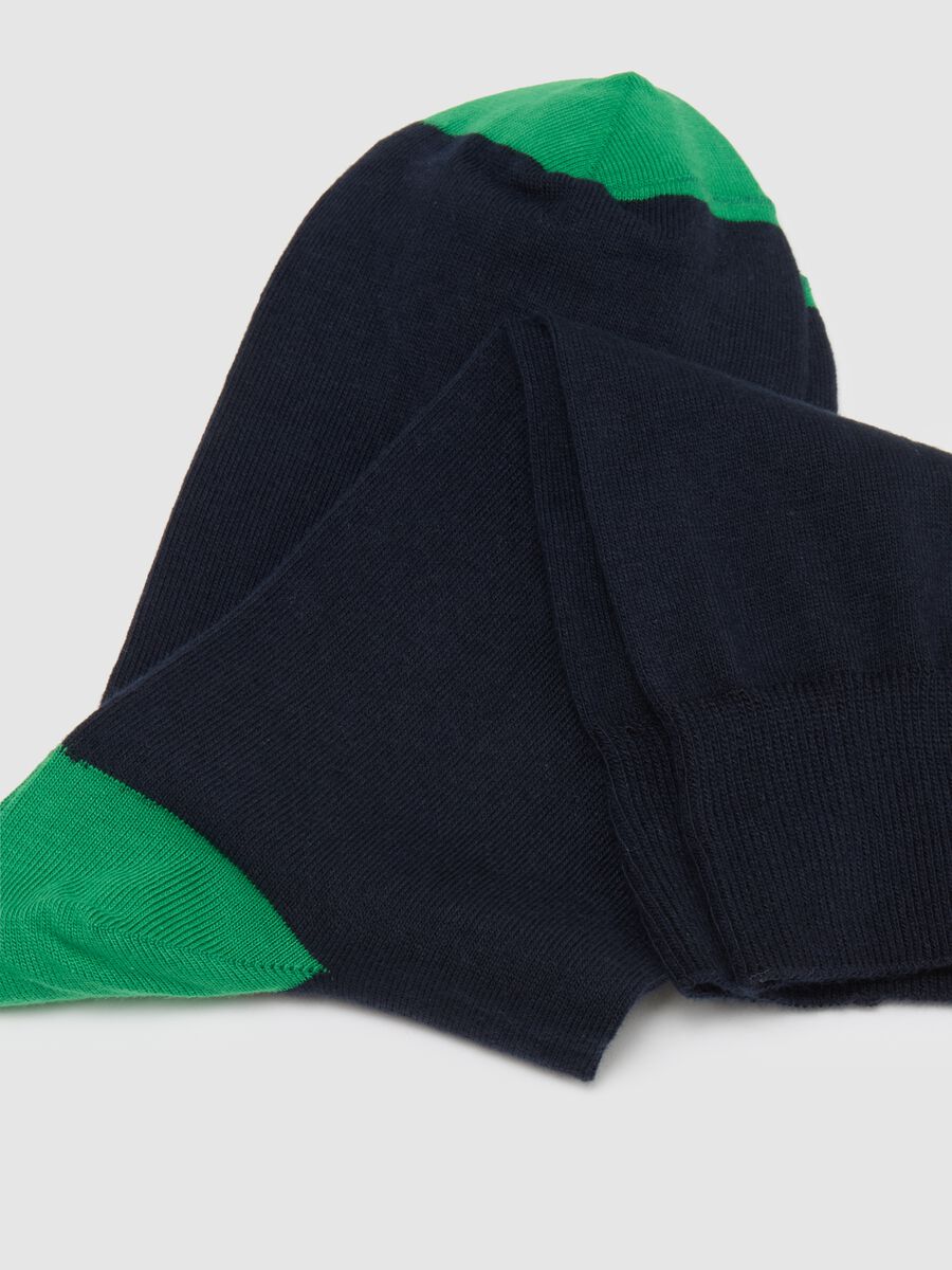 Pack of short multicolour cotton-elastane socks_1