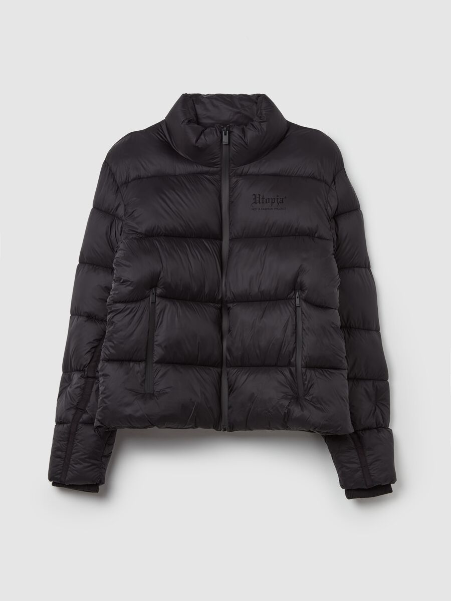 Technical Puffer Jacket Black_6