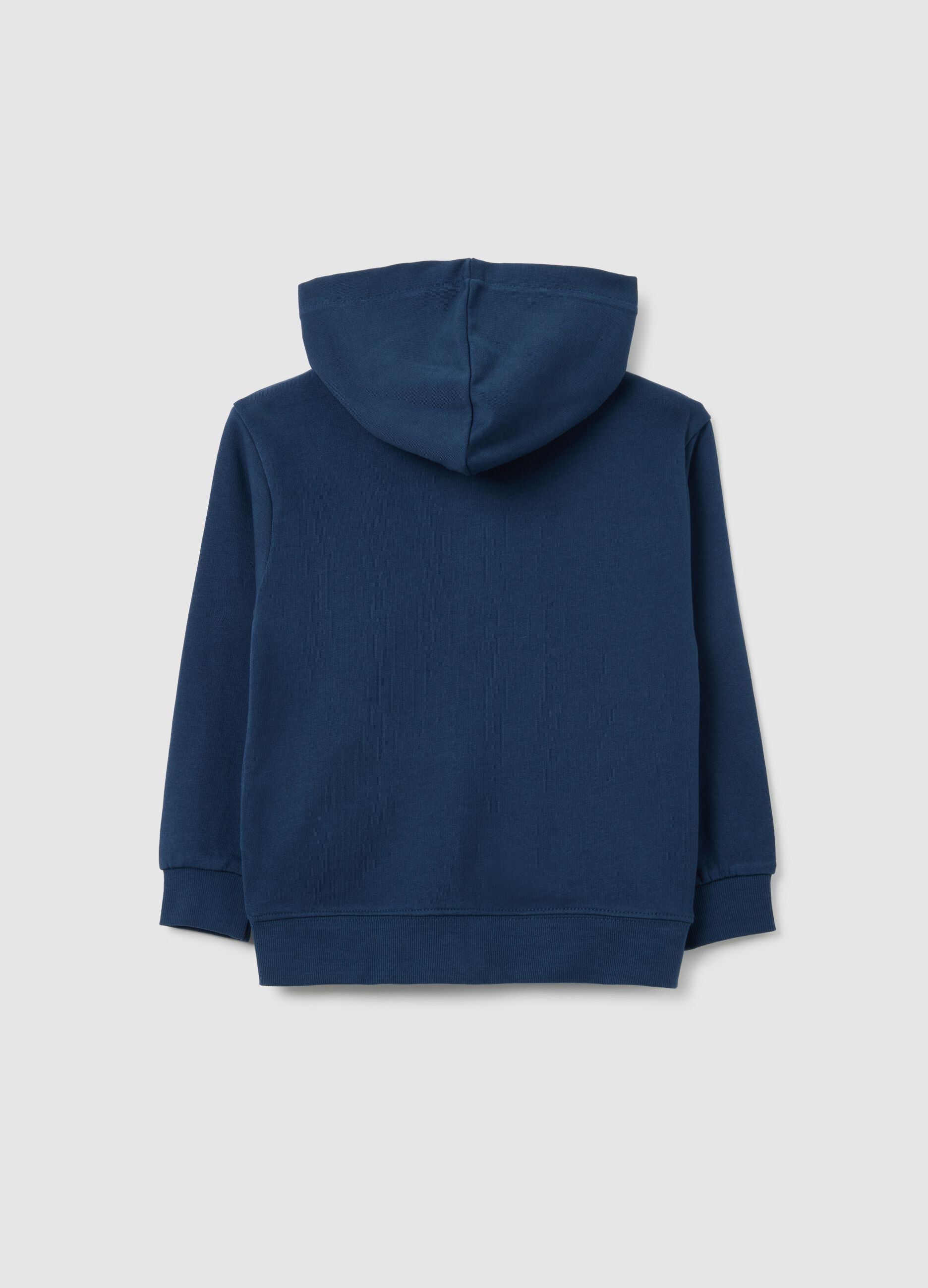 Children's blue pure cotton regular fit sweatshirt