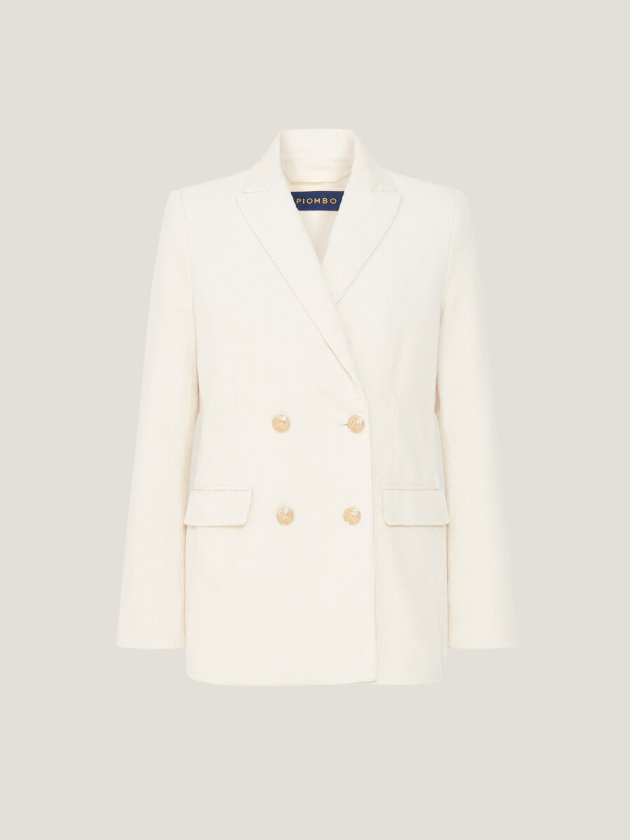 Blazer doppiopetto in corduroy_3