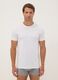 White Supima cotton crew-neck T-shirt, regular fit_0
