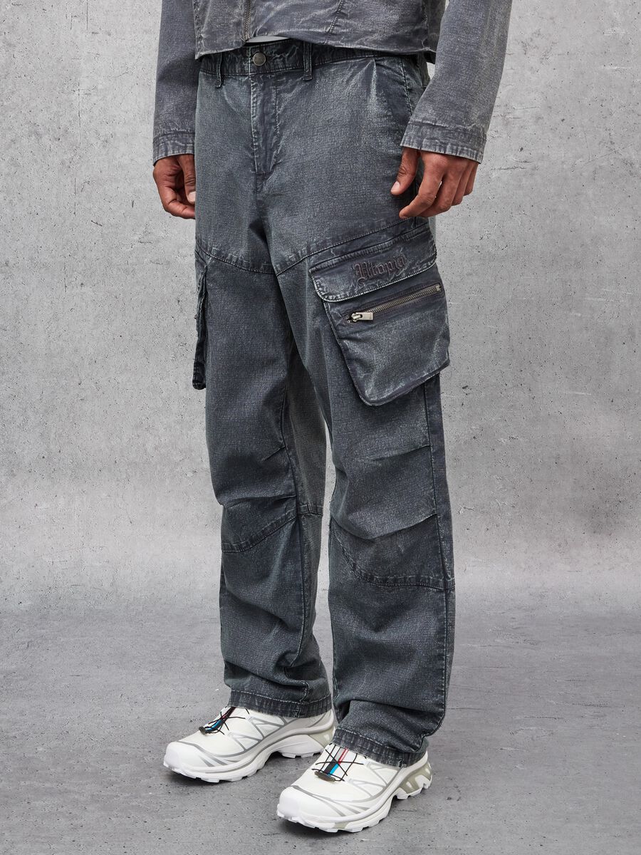 Cargo Pants Washed Grey_1