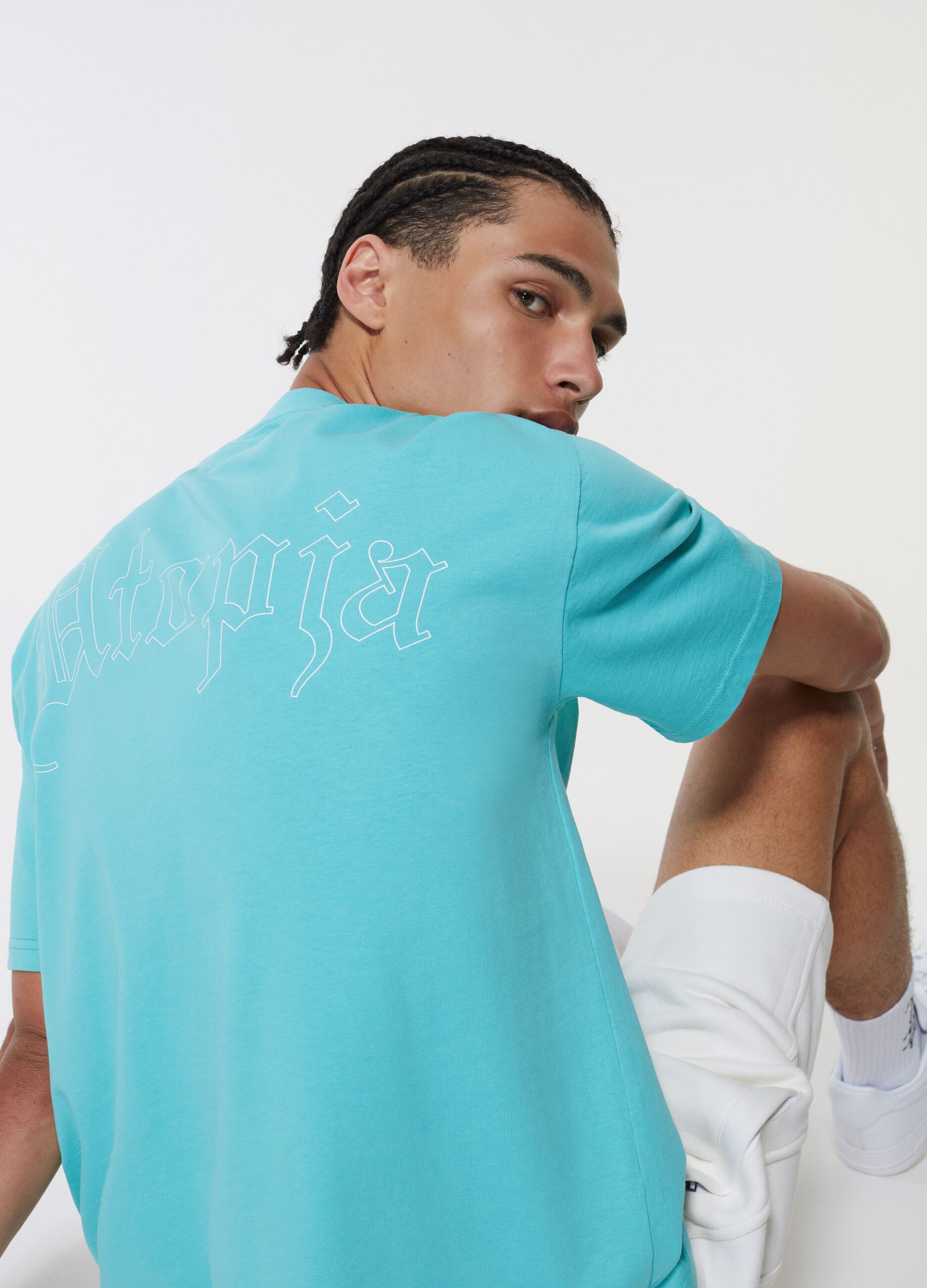 Graphic T-shirt Turquoise_3
