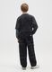 Boys' black cargo jeans in pure cotton skater fit_1