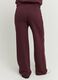 Purple Cotton Blend Regular Fit Trousers_2