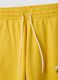 Yellow cotton-blend sports shorts with Lakers logo_1