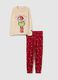Multicolour Christmas regular fit pyjamas with Grinch print_0