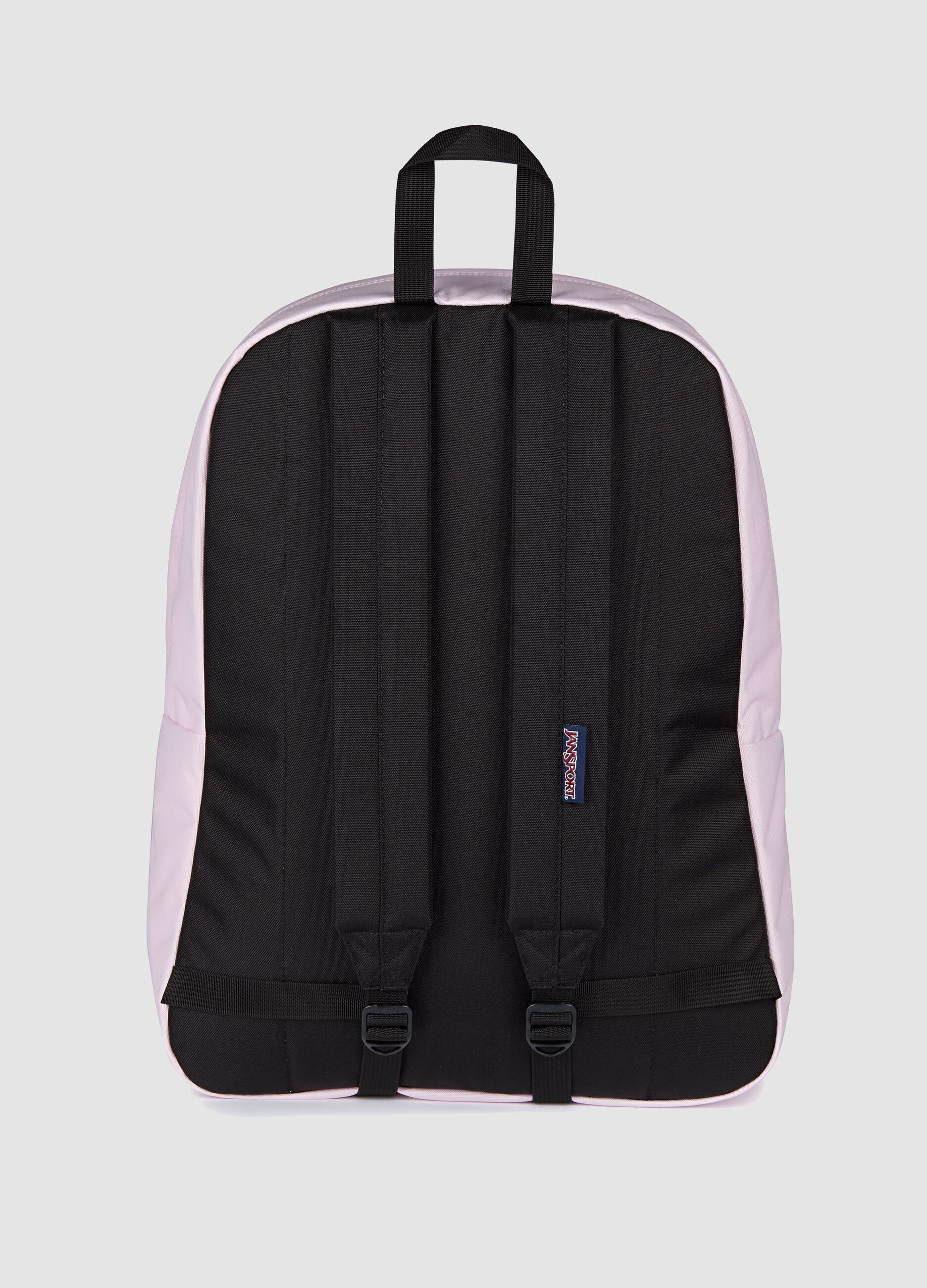 Zaino rosa con tasca frontale